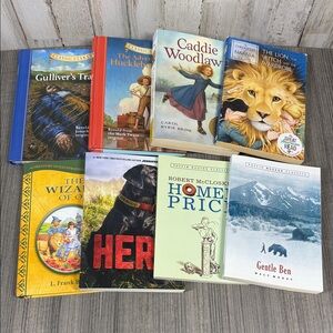 Lot of 8 Classic Children's Book Collection Great For Homeschool